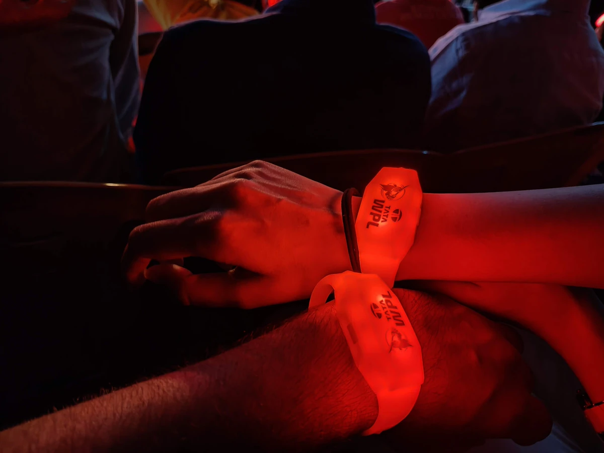 LED Wristbands at the Women's IPL Final