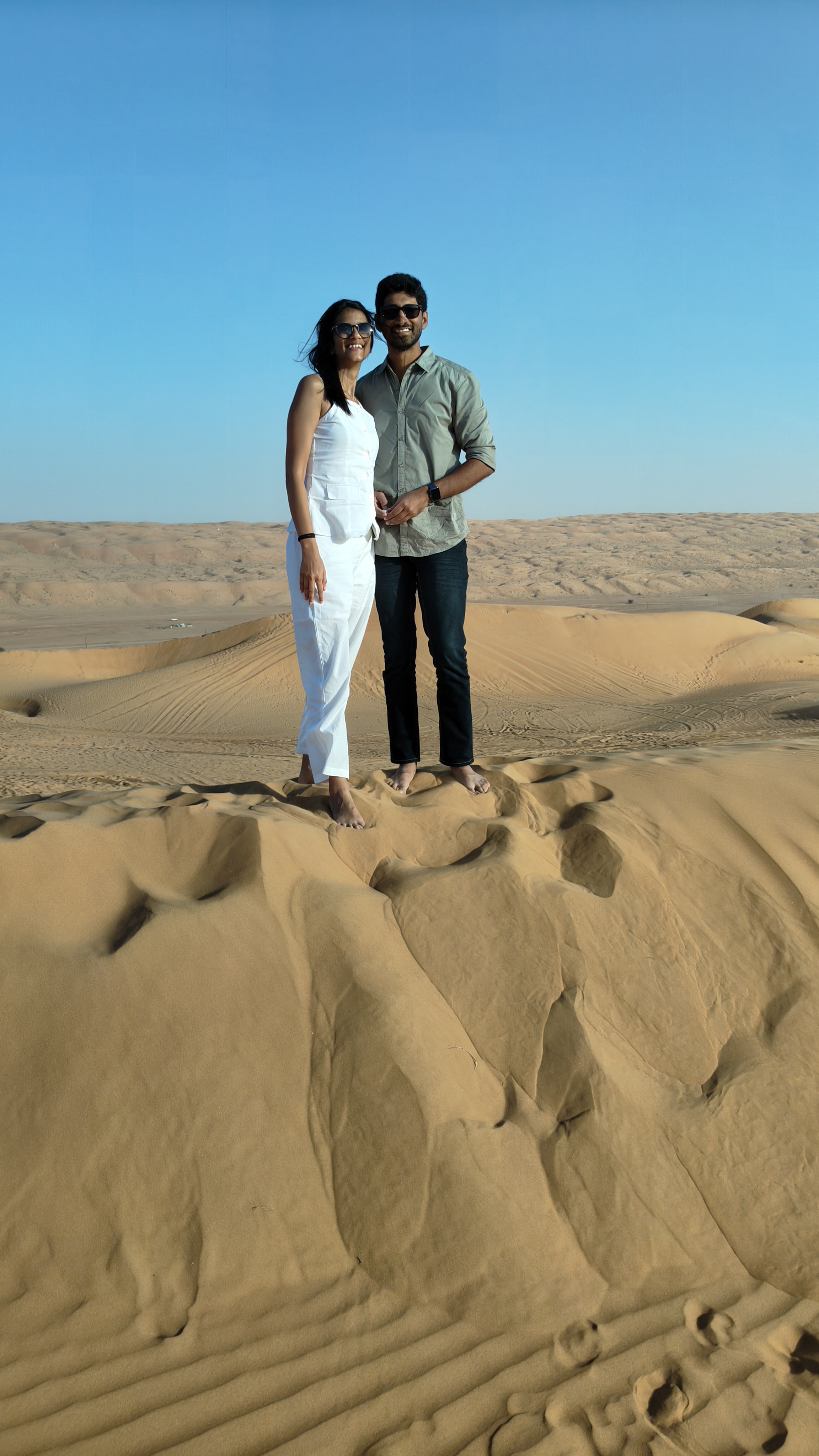 Climbing up the dunes were painfully difficult
