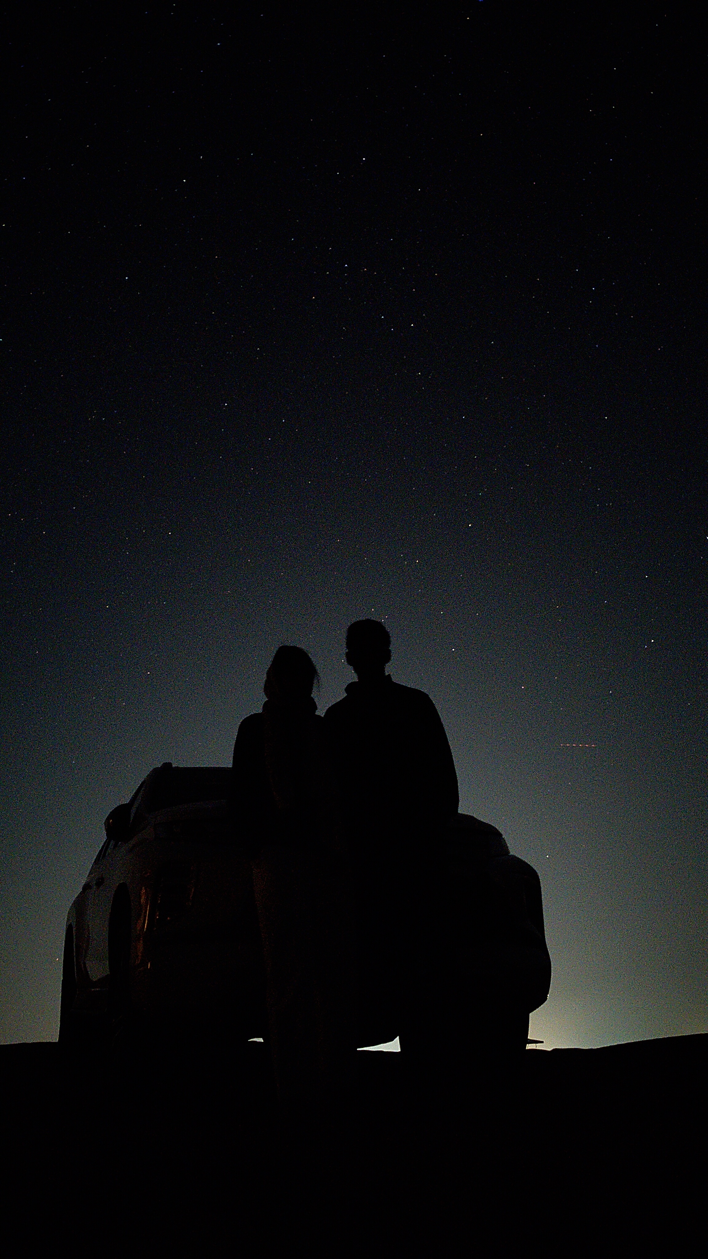 We stayed up till 12 looking up at the starry sky - and we saw a fwe shooting stars!