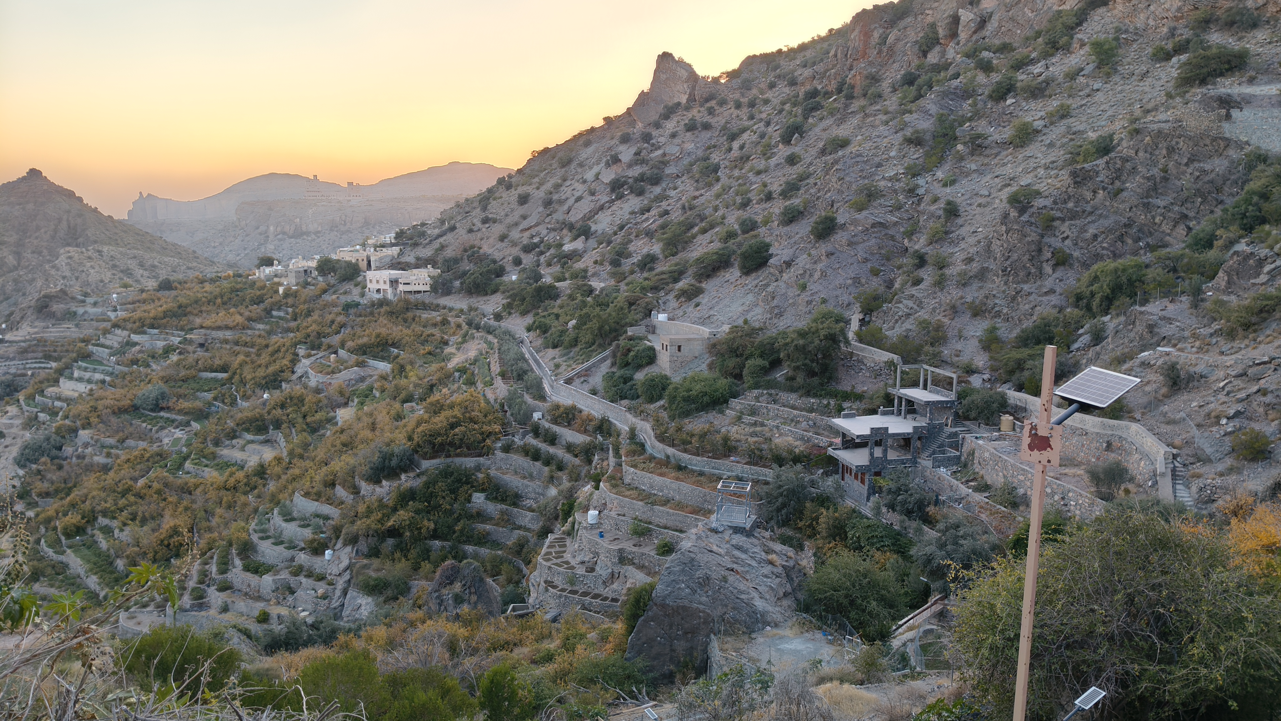Jebel Akhdar is an entirely skippable mountain village (especially if you've been to ghats / mountains in India)