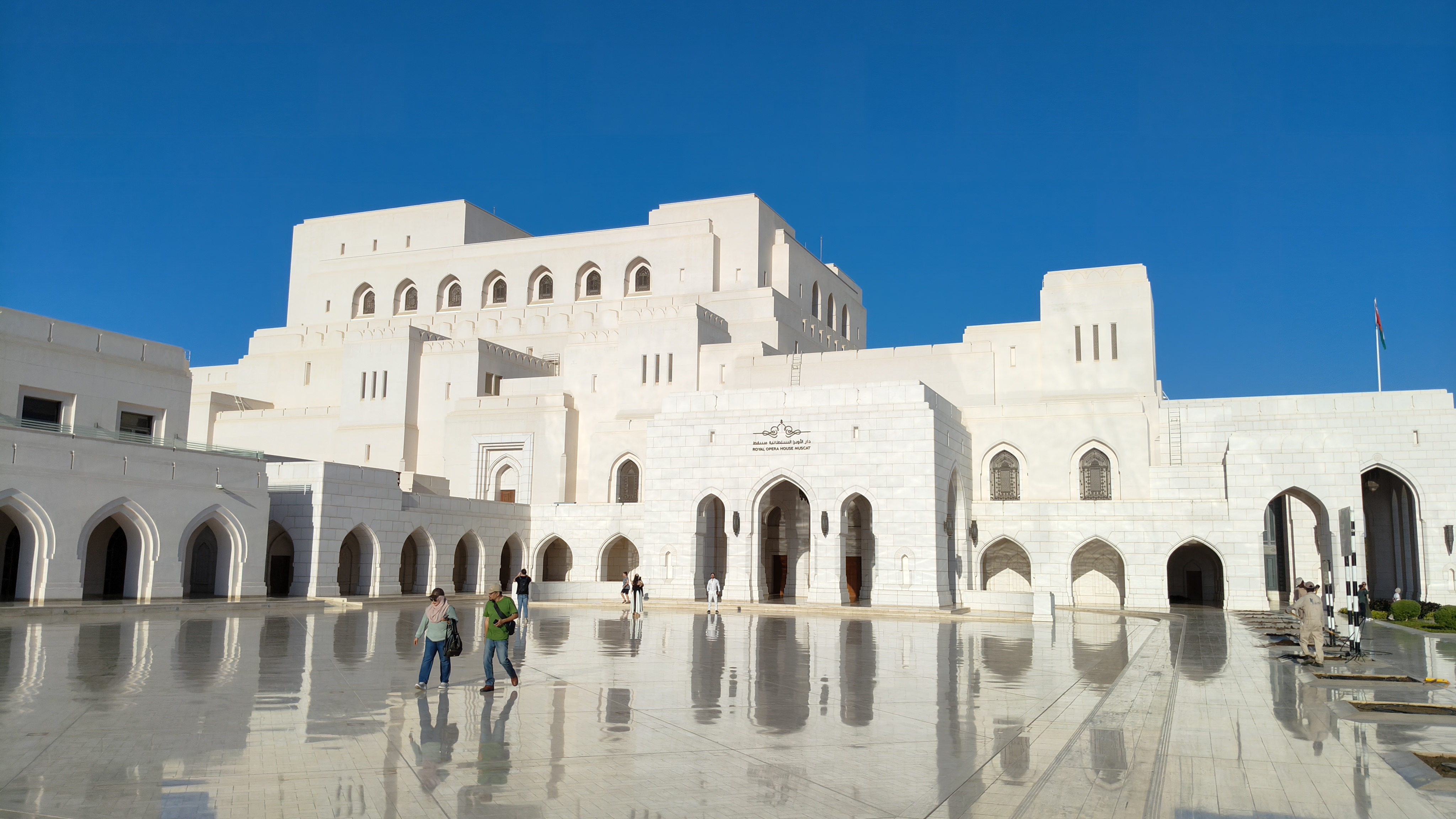 The opera house in Muscat is beautiful and glitzy