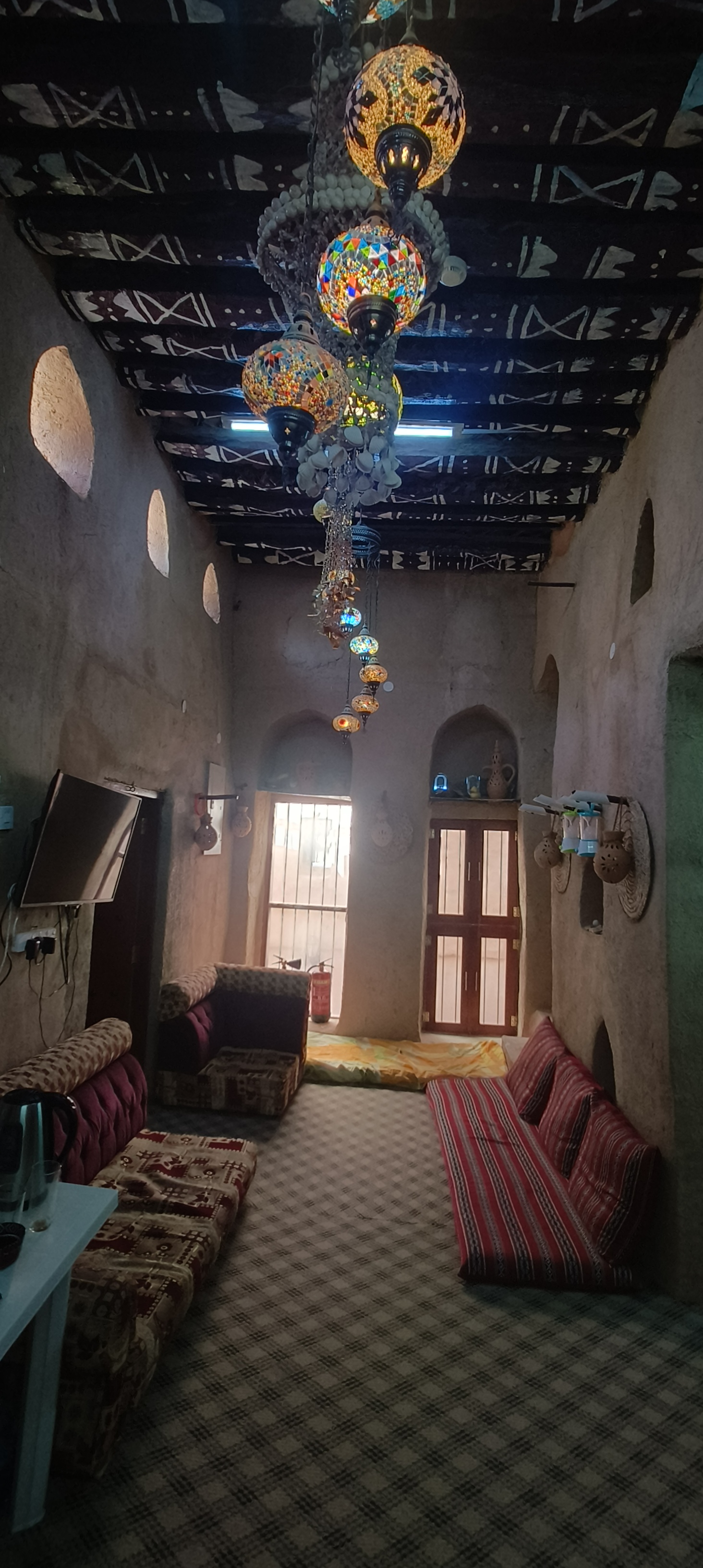 Our night was spent in Al Hamra Old house - literally an old house in the village of Al hamra