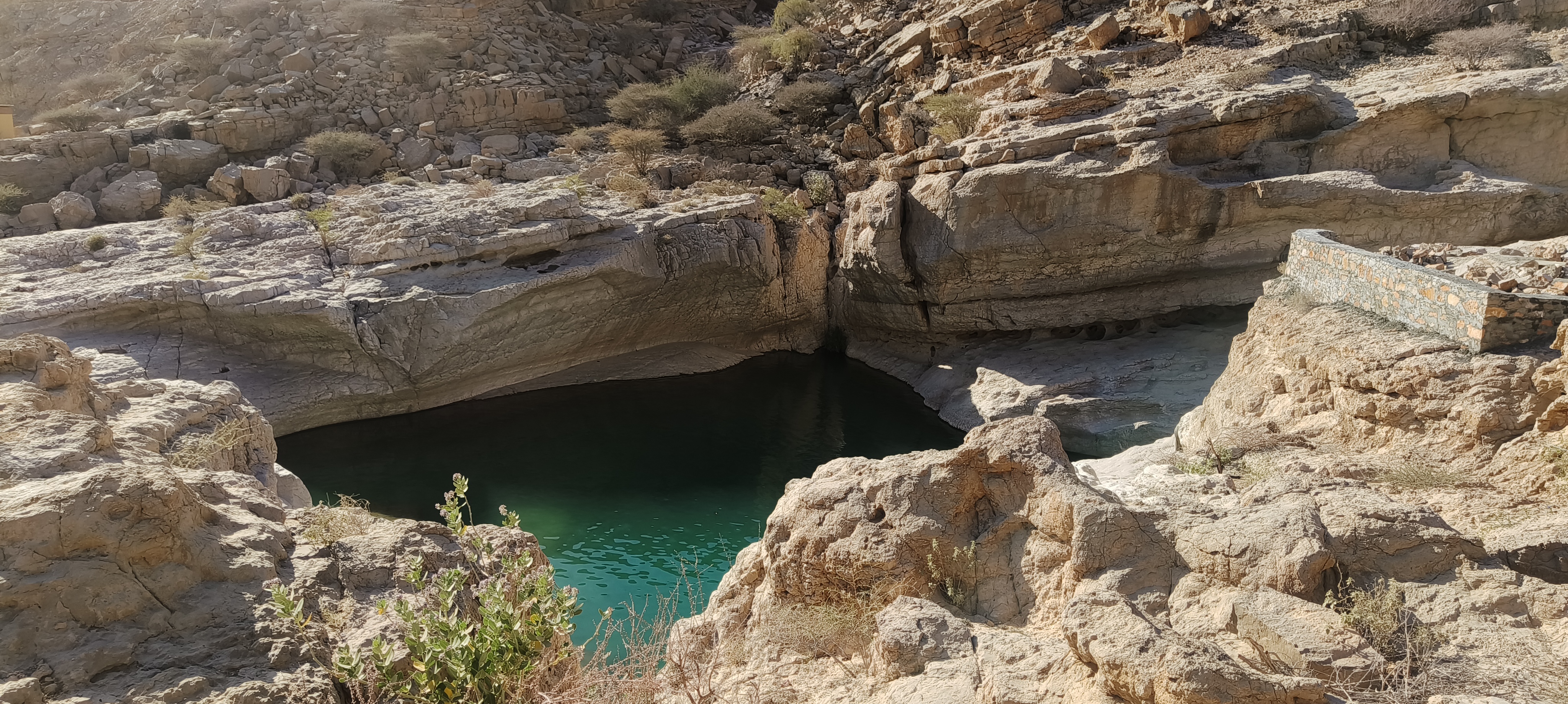 Every turn at Wadi Bani Khalid gave us access to breathtaking views