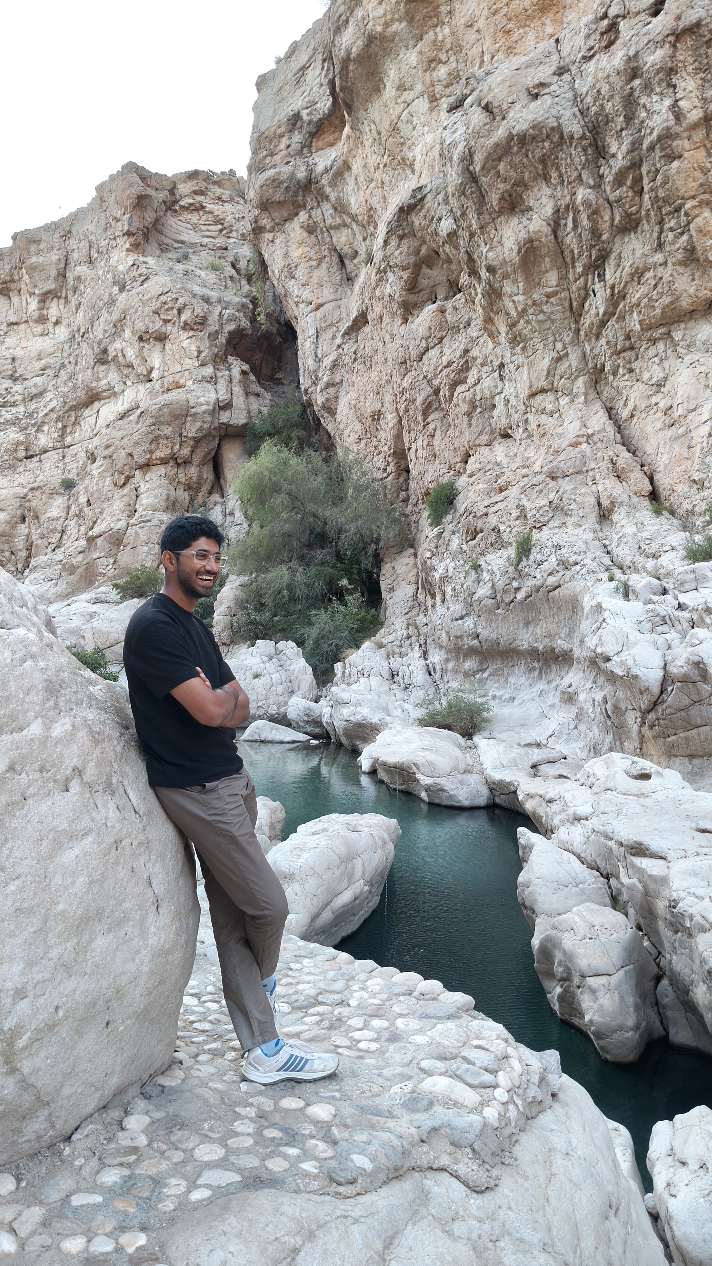 On the way back, we realized that the same paths we walked on looked so different from the opposite angle