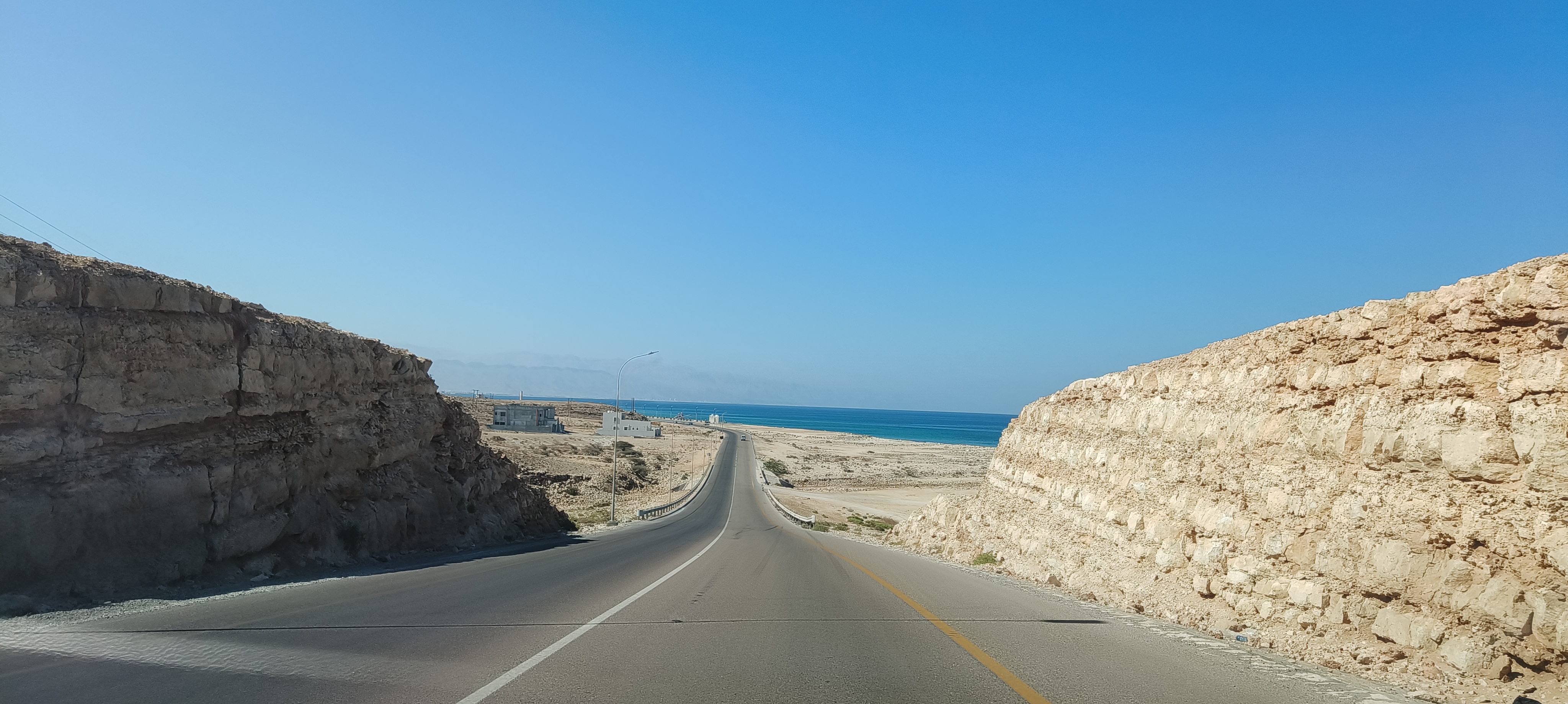 Driving from Ras Al Hadd village to Sur city blessed us with these beautiful beach views