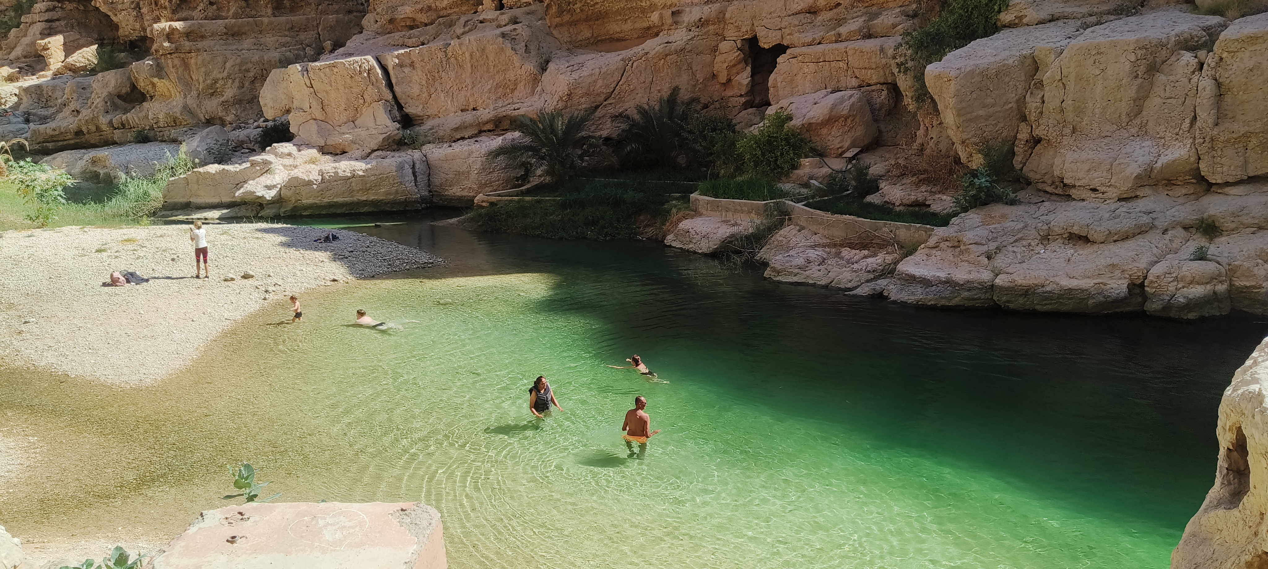 Yet another Wadi day - the most famous of the Omani Wadis - Wadi Shab