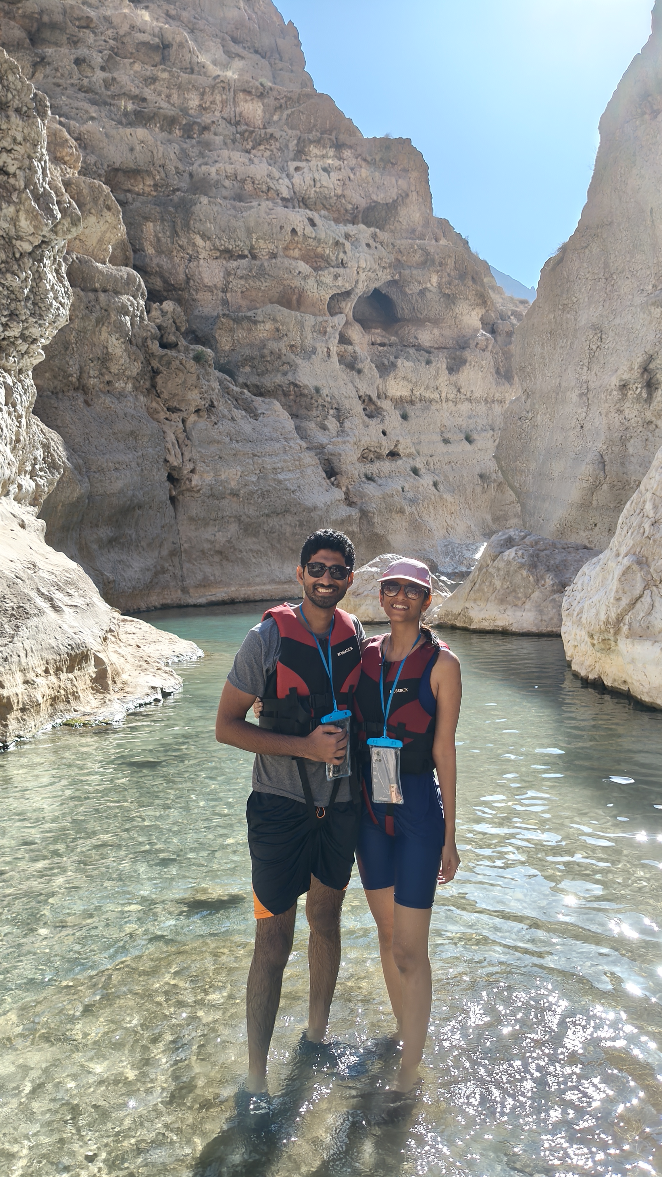 One of the rare together pics we got in the wadi