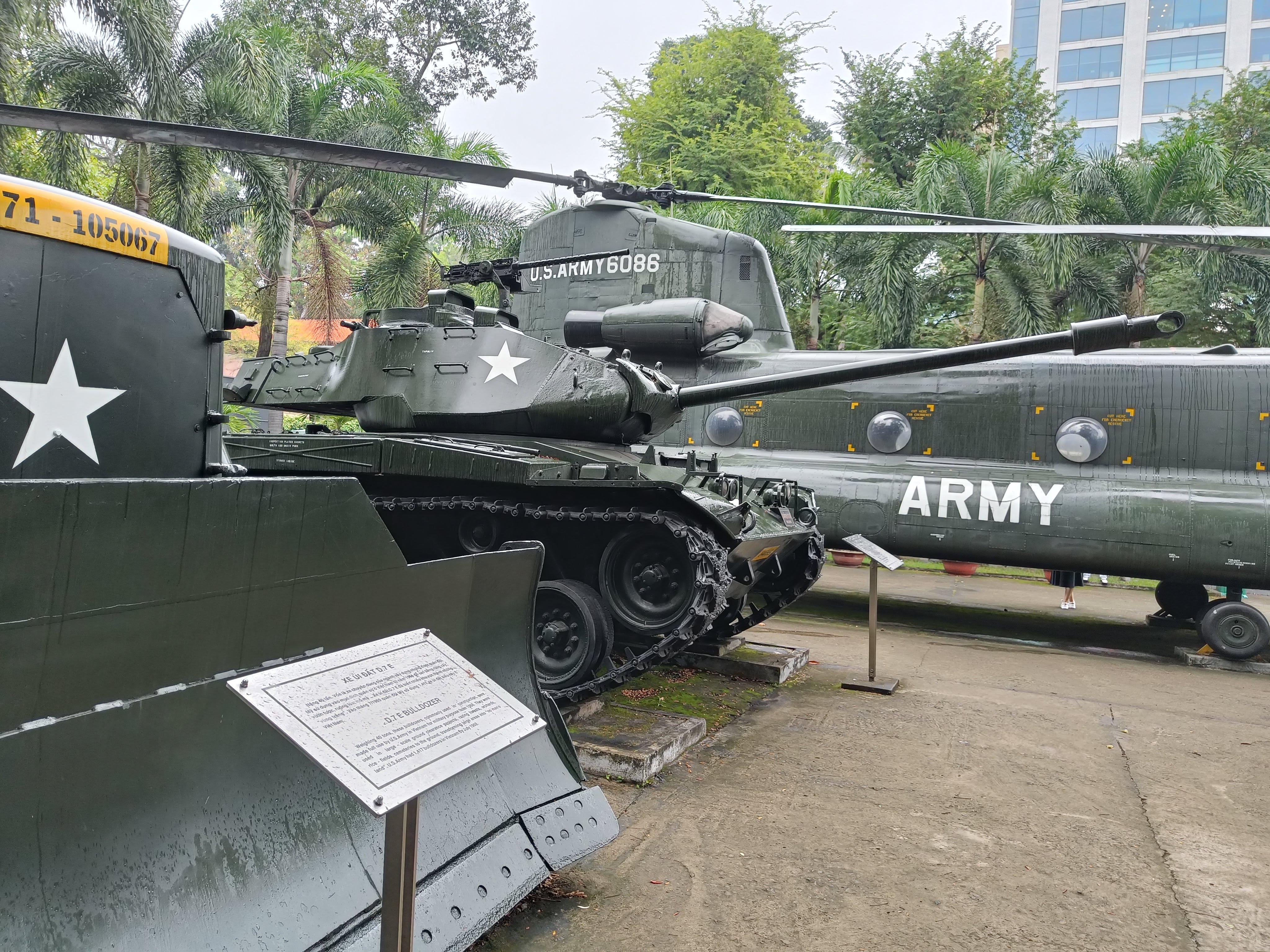 War Remnants Museum in Ho Chi Minh City featuring exhibits from the Vietnam War and its historical impact